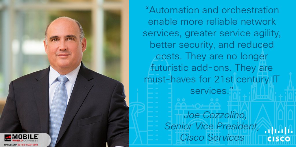 Jose_VanDijk's tweet image. #CiscoMWC #MWC18 #AccelerateIT @JoeCozCisco