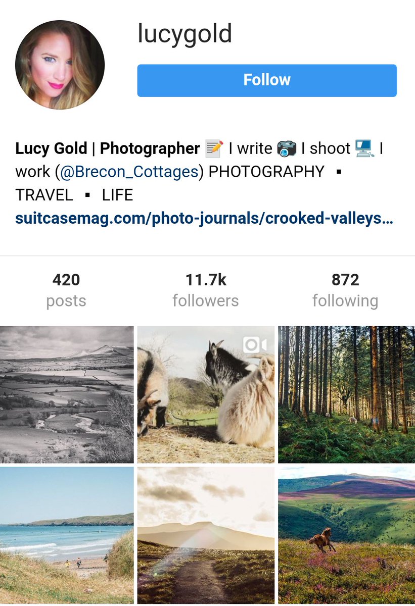 Our daily photographer for today is <a href="/Lucy_Gold/">Lucy Gold</a>, normally shooting for <a href="/breconcottages/">Brecon Cottages</a> she shoots landscapes for fun in her spare time. instagram.com/lucygold
#BreconBeacons #visitBreconBeacons #photographer #visitwales