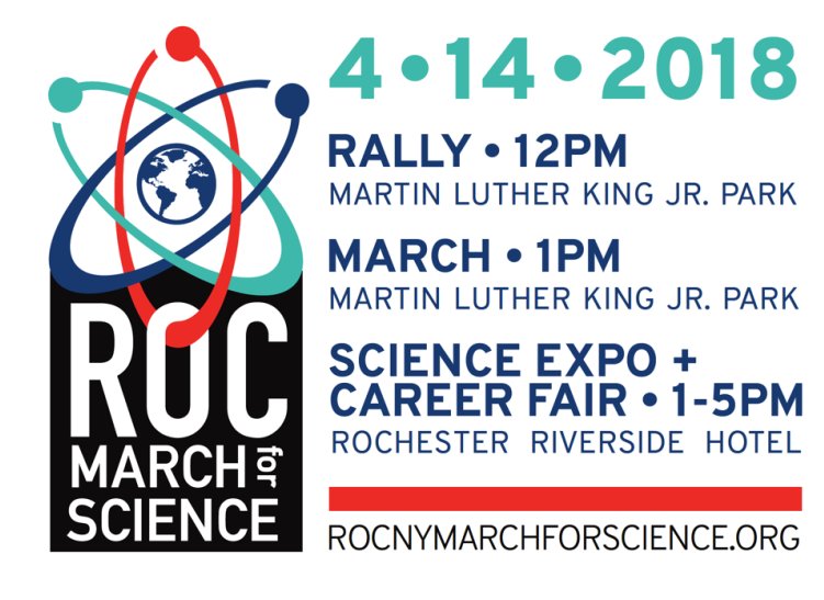 ROCMarchForSci's tweet photo. Join us on April 14! Events are free, accessible and family friendly.
Amenities include: ASL interpreters, quiet area, nursing area, changing tables and food for purchase. Visit https://t.co/YDNOGixhlH for details. Speakers and presenters will be updated as more are confirmed. https://t.co/5fymfHdLxI