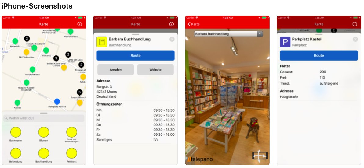 Waaaahnsinn: Der 16-jähirge <a href="/lambdadigamma/">Lennart Fischer</a>, Co-Lead von <a href="/CodeForNRN/">Code for Niederrhein</a>, haut heute sein erste #opendata-App raus: itunes.apple.com/de/app/mein-mo… "Mein #Moers" nutzt verschiedene offene Daten der Stadt, des Werberings und der Firma <a href="/telepanode/">TELEPANO</a>. Das ist großes Kino, wie wir finden! 👍💪