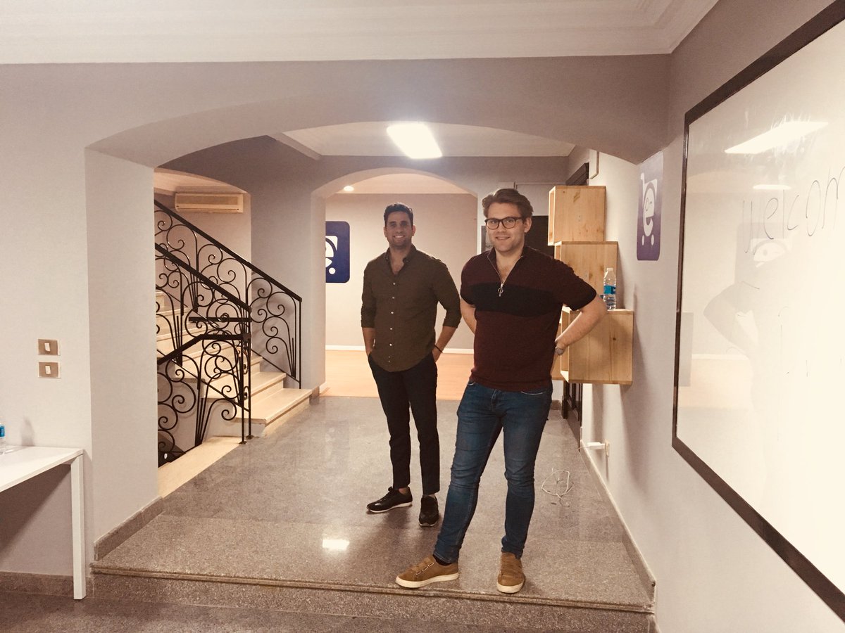 SwedeninEgypt's tweet photo. Visiting the new offices of Swedish-Egyptian #startup Brantu in Maadi. Soon launching their retail platform in #Egypt. 🇪🇬 🇸🇪 https://t.co/pu4OjtKVGb