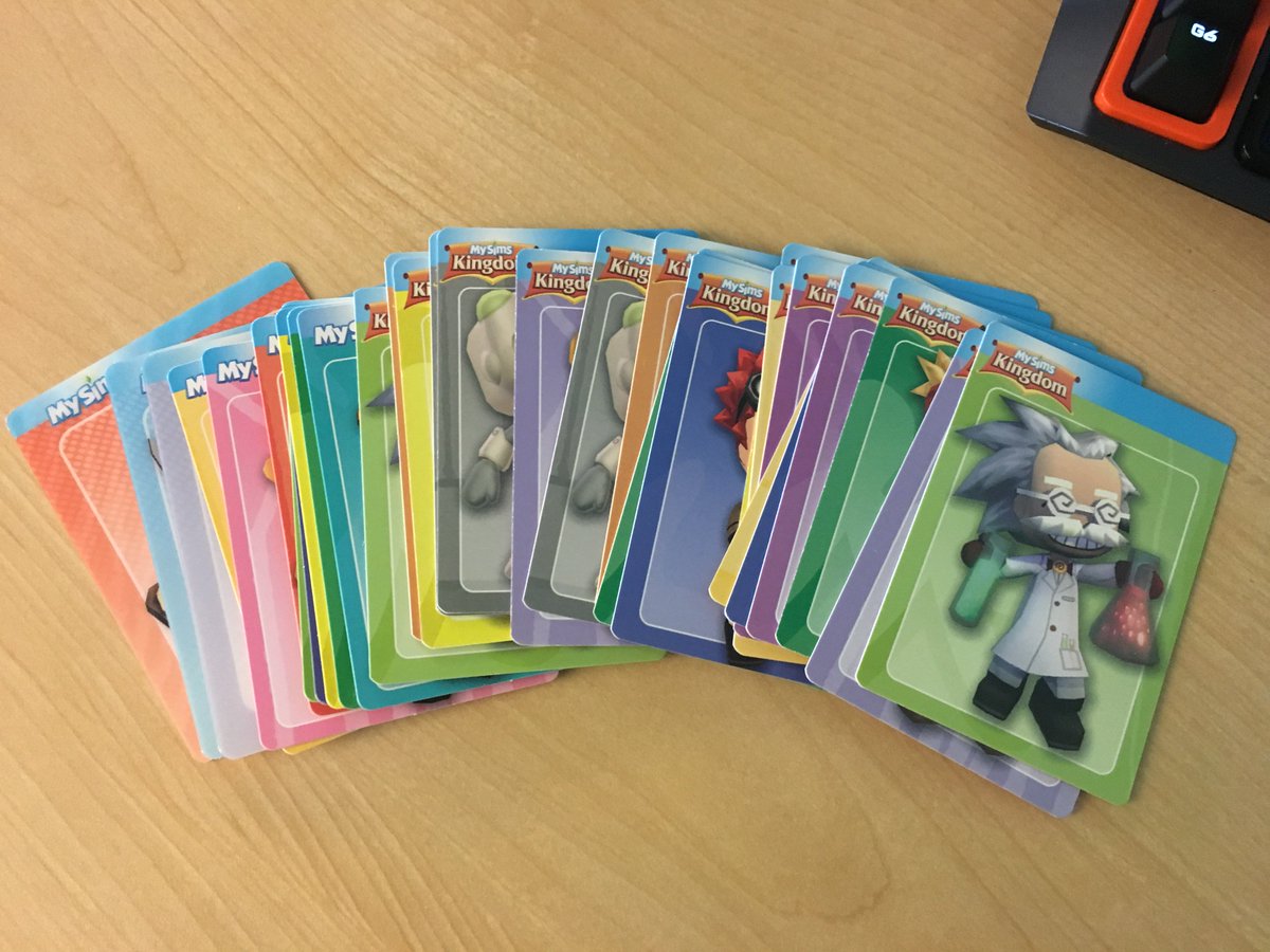So <a href="/SimGuruJill/">Jill Johnson</a> was going through her things and had these amazing #MySims #MySimsKingdom cards that she didn’t have space for anymore. So now I’m doing a giveaway! RT this tweet by 10AM PT 2/21 for a chance to win ☺️