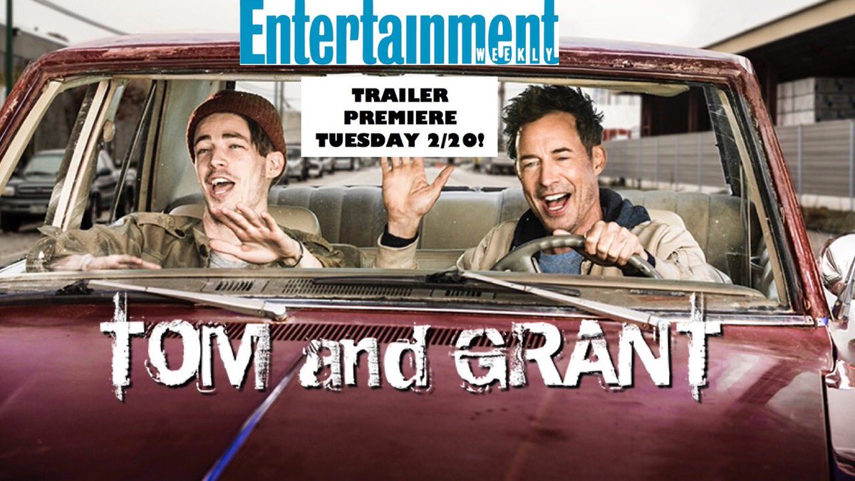 Today! These idiots. @tomandgrant trailer Big thanks to @EW @grantgust #TomAndGrantShort