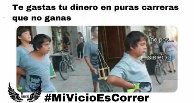 #HumorRunner cuando te preguntan “¿por qué pagas si no ganas?” #LoQueCallamosLosCorredores 😂😂😂 #FelizMartes runners y no se olviden que nuestra pasión es correr #MiVicioEsCorrer