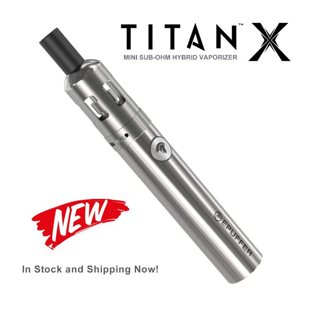epuffers's tweet image. We are proud to introduce our newest TITAN X 'hybrid' device, a cross between a box mod Titan X hybrid vaporizer and an electronic cigarette. Order in UK at: epuffer.co.uk and EU: epuffer.eu