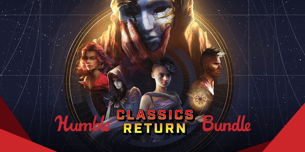 inXile's tweet photo. Our #ClassicsReturn team-up sale was such a success that we're doing it again, this time partnered with our friends at Humble Bundle! Grab fantastic games at cheap prices and donate to a great cause at the same time. Please help us spread the word!
https://t.co/VKAcfzbYqb https://t.co/lIZq5pggwO