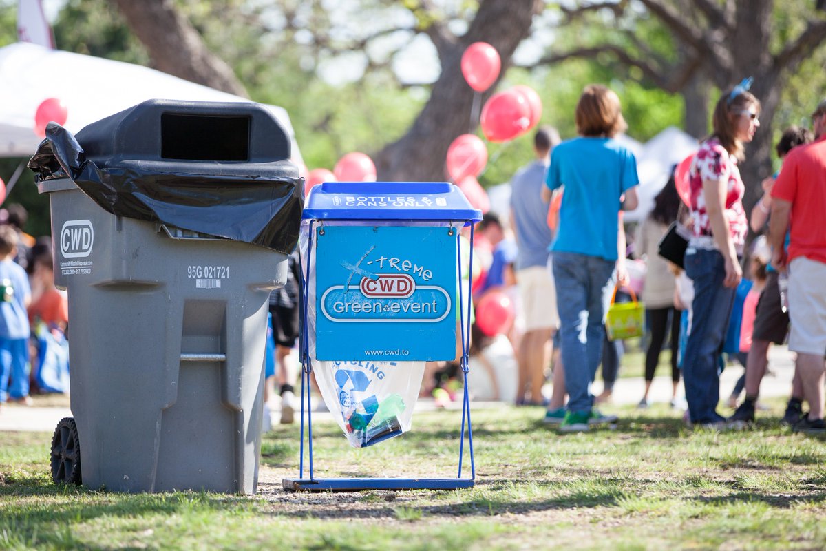 CWDisposal's tweet photo. Our Recycle Depots from #ClearStreamRecycling make recycling easy at big events. CWD turns events in our cities GREEN by providing these special depots, in which attendees deposit plastic bottles and aluminum cans. #CWDCommunity #CWDCommunities @RecyclingTips https://t.co/FSRdOLoP0v