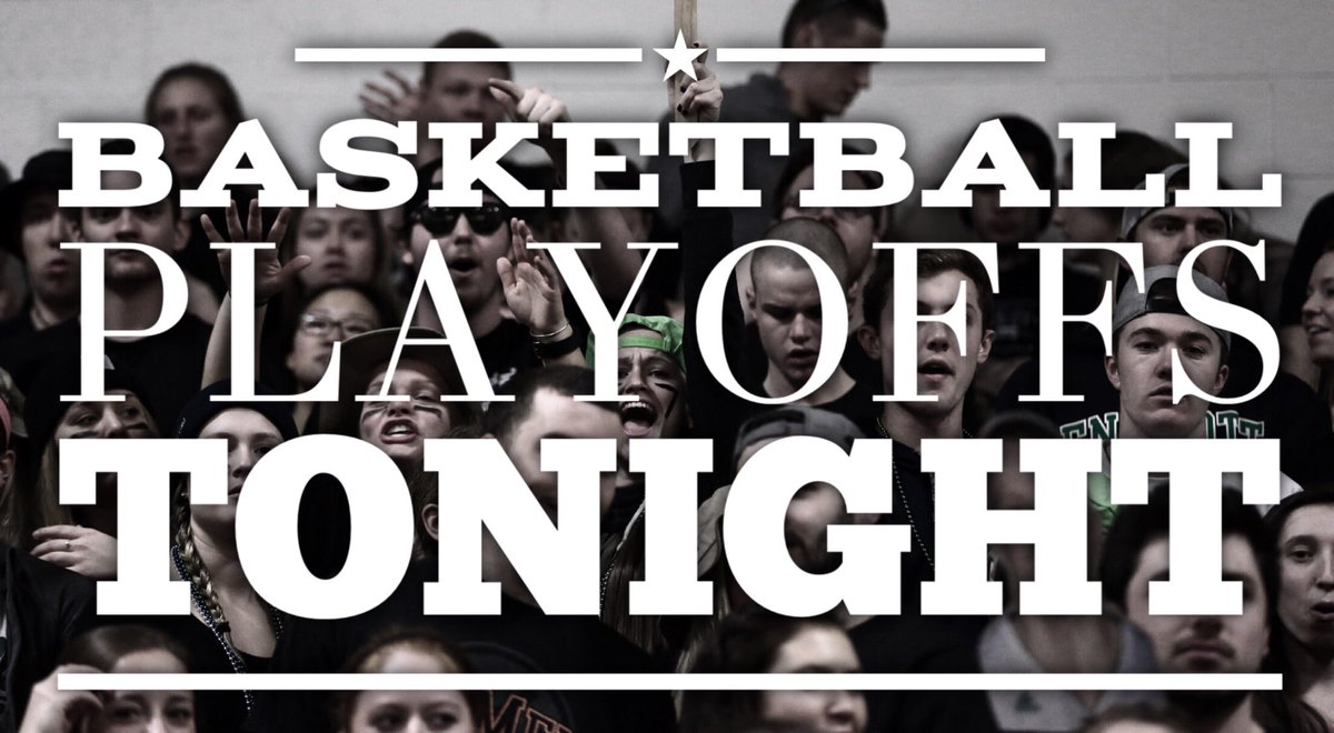 Men’s (5:30) and Women’s (7:30) Hoops tonight! Playoffs baby - let’s gooooo!