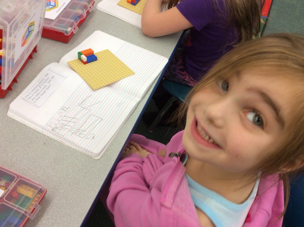 LDS_MrsChiera's tweet photo. Excited to use #BrickMath to build story problems and model our thinking! #tinymathematicians #handsonlearning https://t.co/XYEzbc2rdK
