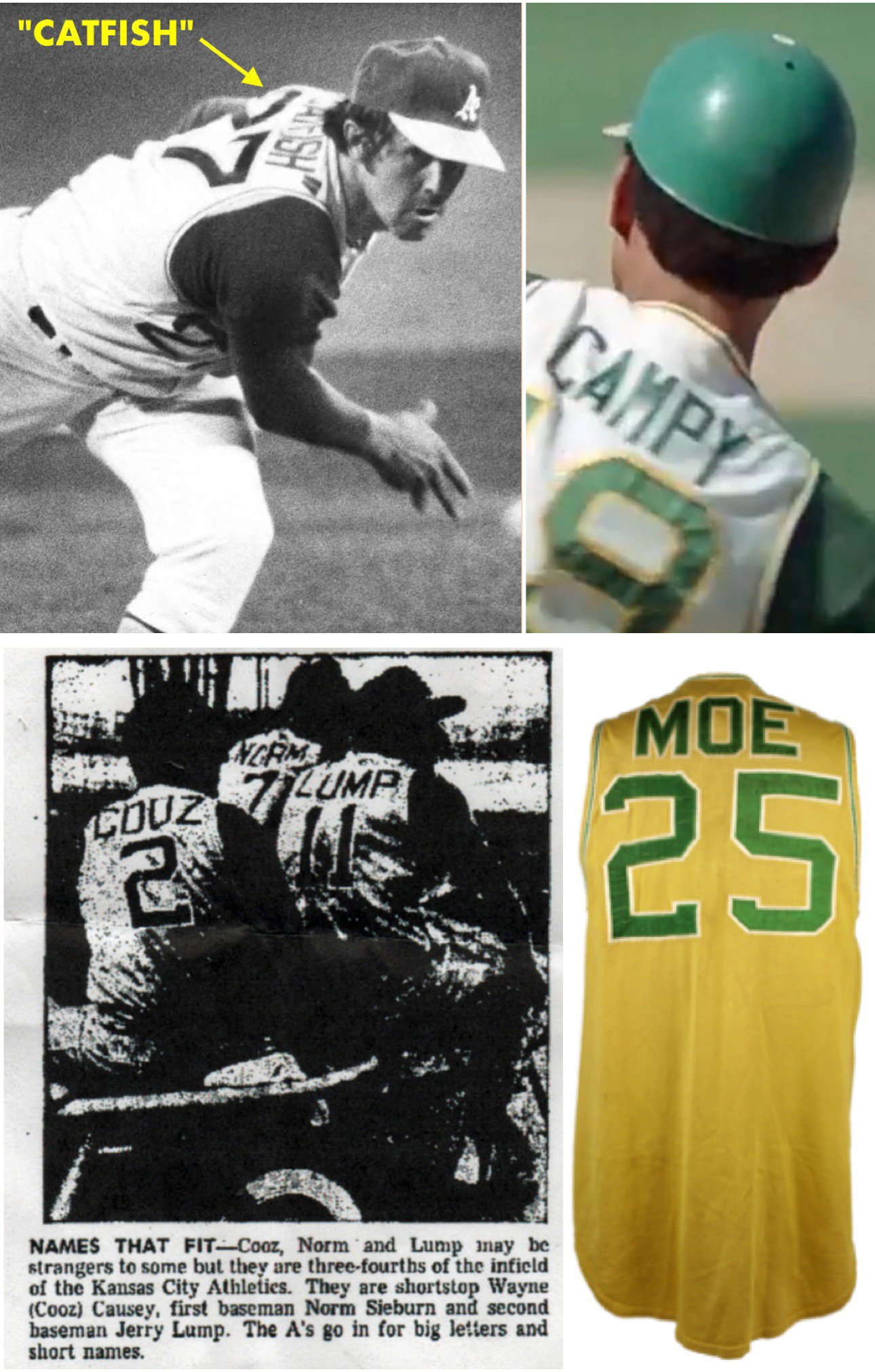 oakland a's uniforms 1970s