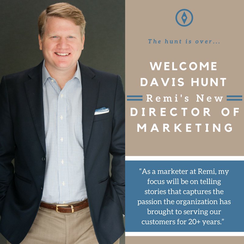 TheRemiGroup's tweet photo. We are happy to officially welcome our new #DirectorofMarketing, Davis Hunt! Davis and his team will help support the #salesteam as we work toward our $100 million revenue goal. #Inc5000 #marketing #sales https://t.co/KGVUx1OBs3