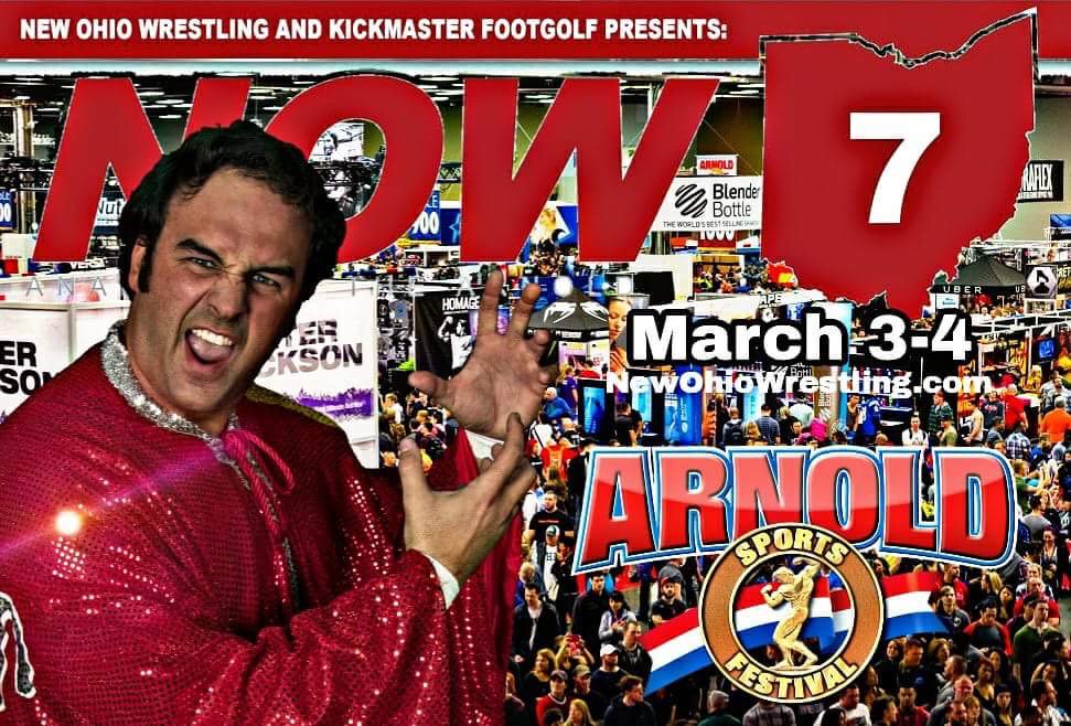 Looks like @TheMAGNUMCK is getting ready for <a href="/NewOhioWrestlin/">New Ohio Wrestling</a> Anarchy at the Arnold tournament that is coming up at the @ArnoldSportsWorld Kids &amp; Teens Expo on March 3rd and 4th... Are you!?!