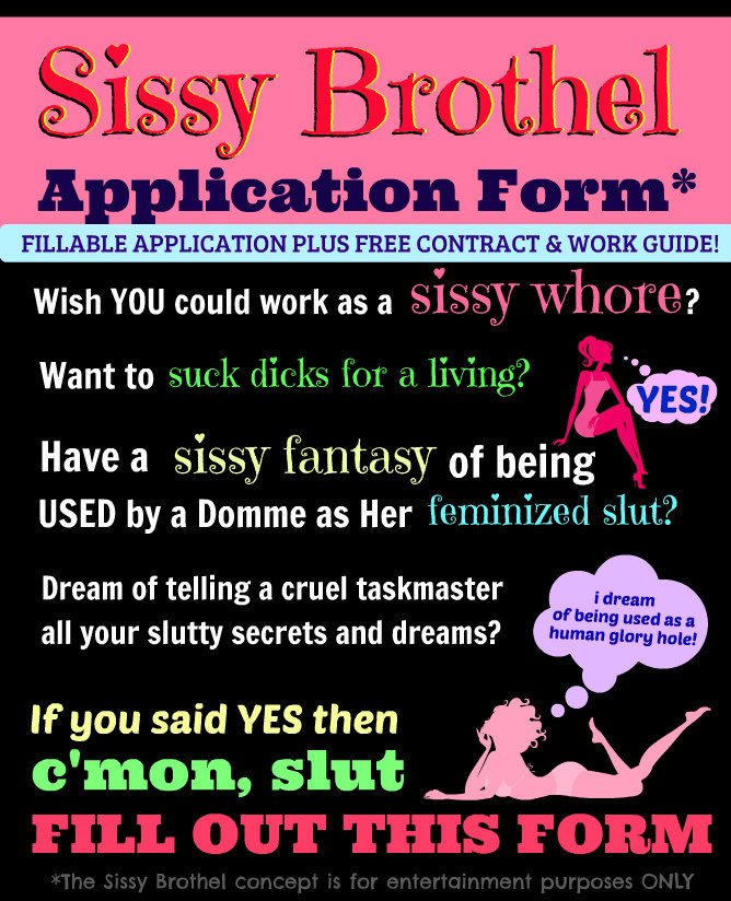 HumiliatrixLisa's tweet photo. Sissy Brothel Application &amp; Contract
fill it out and tell Me all your dirty lil secrets...
https://t.co/MBX1uhoN81

@NiteFlirt #NiteFlirt https://t.co/p1Ww76edbZ