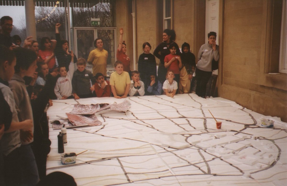 WillCinMK's tweet photo. @DavidLockAssoc @guardian Feb 18 2003 Ecocity Project with Halifax Town Team @eurekamuseum helping young people reimagining their town with Drew Mackie et al and great support from John Kenealy @HxCourierEditor 15 years on many of the young people in their early 20's do they remember? #streetsahead https://t.co/nJL2ouXmj1