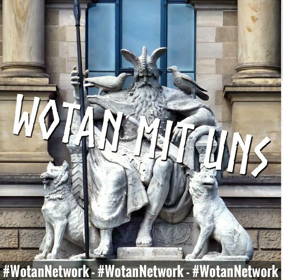 WotanNetwork1's tweet photo. WOTAN, STIR IN OUR HEARTS...
Move our souls, enlighten our minds, that with your aid we may awaken our sleeping Folk!  We will not be replaced, we will not be dispossessed! https://t.co/kqZpHCQoZg