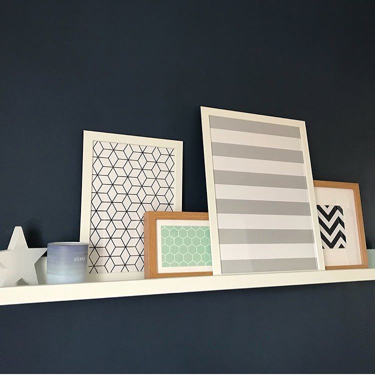 We love seeing how you use our prints, just like @kellymcqueenie‘s geometric picture ledge here. Tag us <a href="/everlongprintco/">Everlong Print Co.</a> and if we repost your photo you might get a cheeky discount code in your inbox 😉 #etsy #etsyshop
