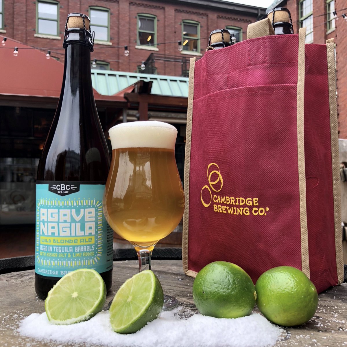 MassBrewBros's tweet photo. Looks like @CamBrewingCo will release its latest Barrel Cellar Beer, Agave Nagila, this Friday! Details: https://t.co/kYcH8DwGlI https://t.co/4QGa3iv3jO