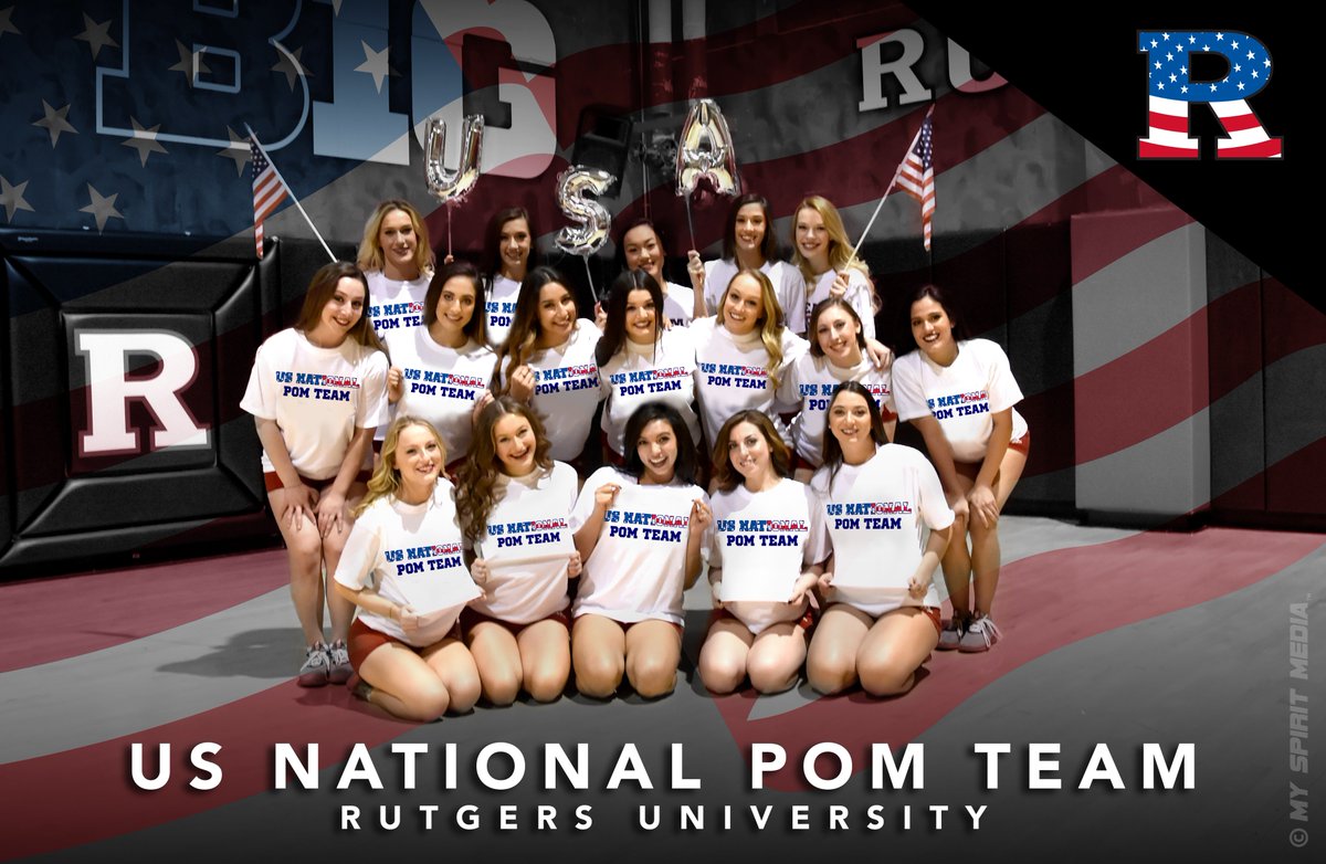 RUAthletics's tweet photo. Huge congratulations to the @RUdanceteam for being chosen to represent the USA and compete at the International Cheer Union World Championships as the US National Pom Team!

💃💃💃 https://t.co/E688inQgAO https://t.co/bl60maBr3e