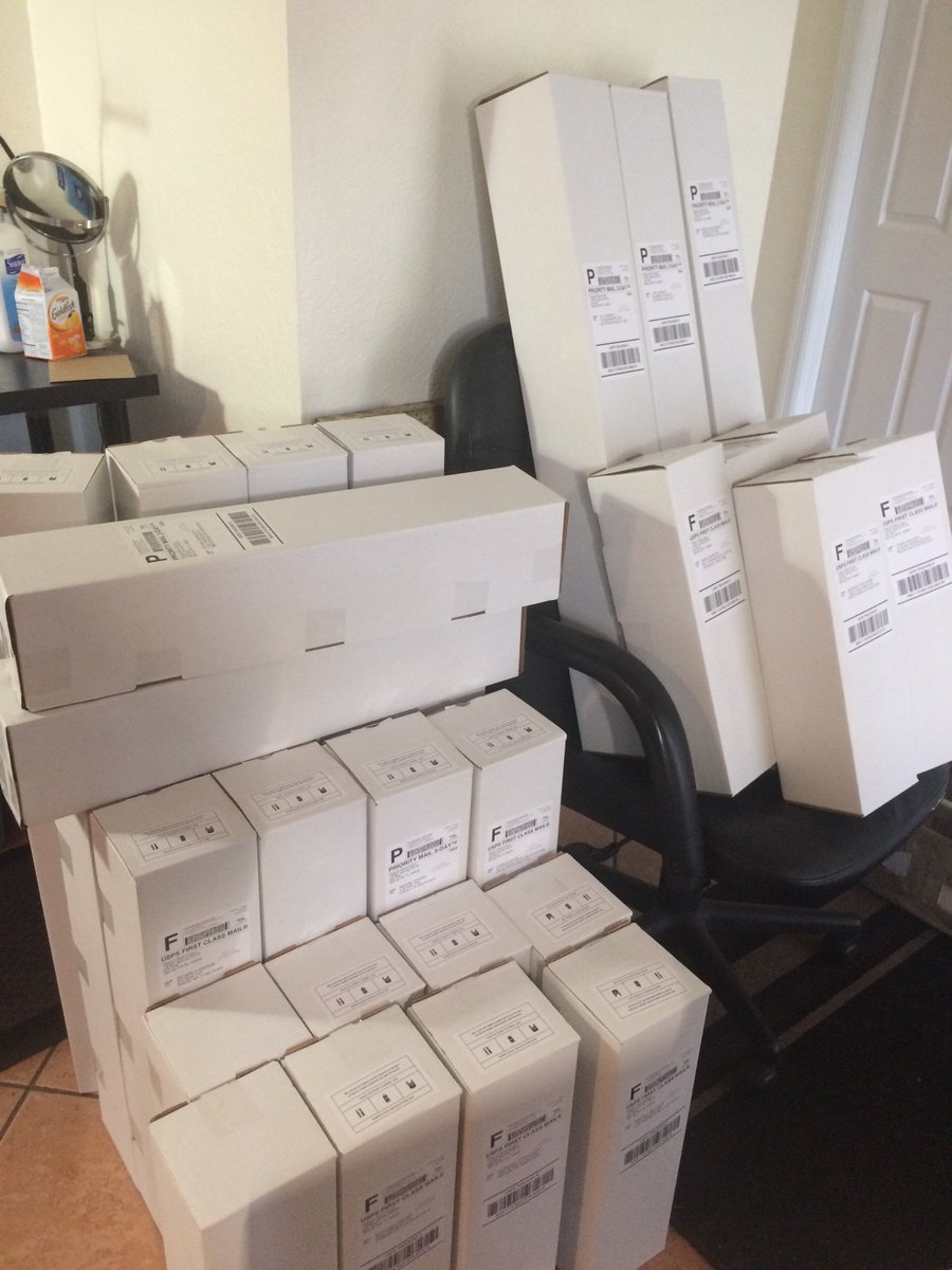 Lots of freshly-cut #stencils headed out to you guys today! 😅