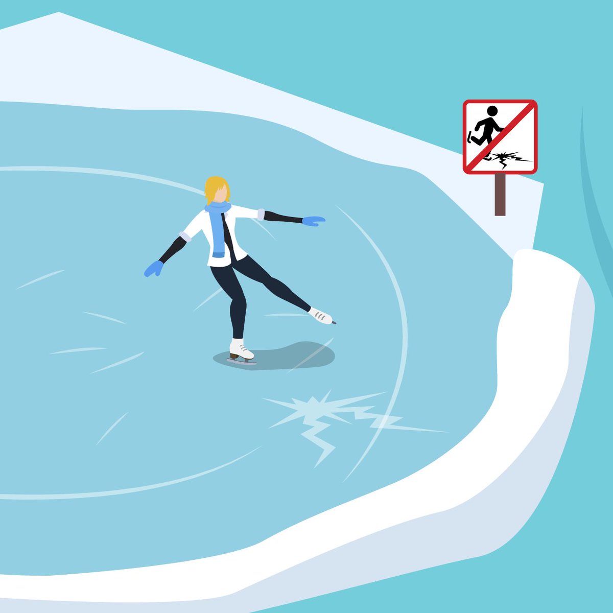scoutscanada's tweet image. Catching a near miss scenario—like skating without a helmet on thin ice—can prevent serious accidents from occurring.
With these fun graphics, put your safety awareness skills to the test and see what near misses you can spot and learn from:  bit.ly/2ETgiHq #SafeScouting