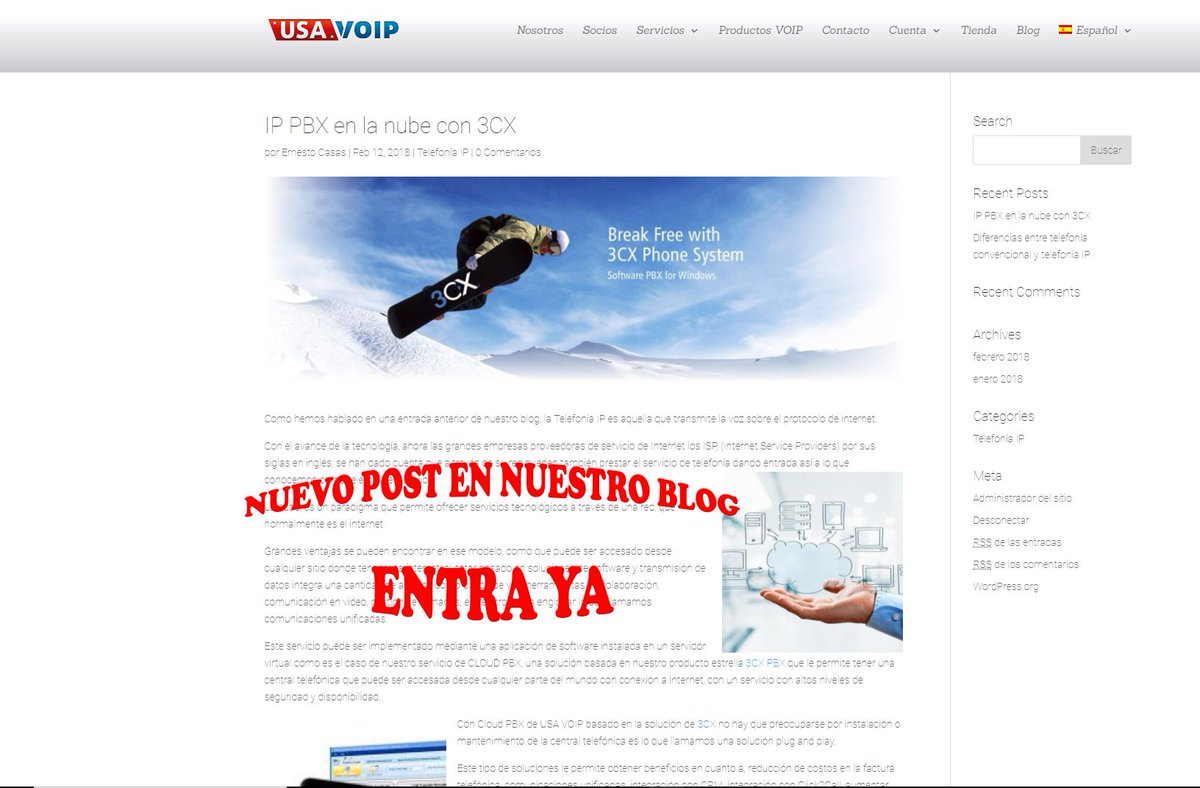 usa_voip's tweet photo. Qué es una pbx en la nube, conoce ya esta solución visita nuestro nuevo artículo en nuestro BLOG no te lo pierdas.
https://t.co/ZLvE0WbmZq #VoIP #PBX @3CX #Tecnologia #telefonia #LANUBE https://t.co/klcQdLfkOq
