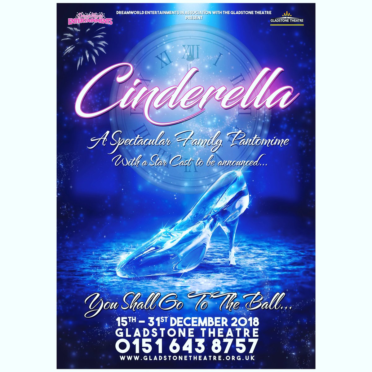 JamieLeighCM's tweet photo. Tickets on sale now https://t.co/XK24EFxHzO #nevertooearlyforpanto #gladstonetheatre #cinderella https://t.co/gq7XJzQ3x1