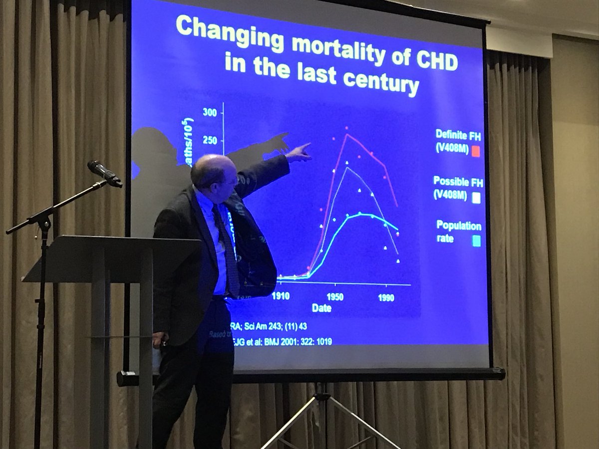 Prof Tony Wierzbicki demonstrates fall in CHD mortality <a href="/CardioPharmUK/">Helen Williams 💊</a> #allaboutFHHF <a href="/SmartHealthSol/">SHS</a>