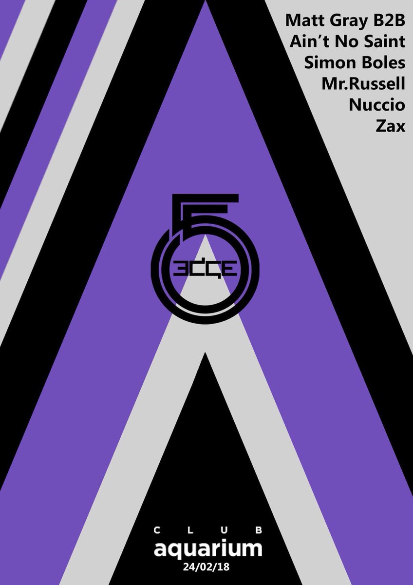 mattgraydj's tweet photo. This Saturday I’m at @clubaquarium with @edge_events_ 👊🏼
I’ll be going b2b with fellow @SelectRadioApp DJ @djaintnosaint 🙌
#edgeevents #techhouse #dj https://t.co/HQMU1Z3y5B