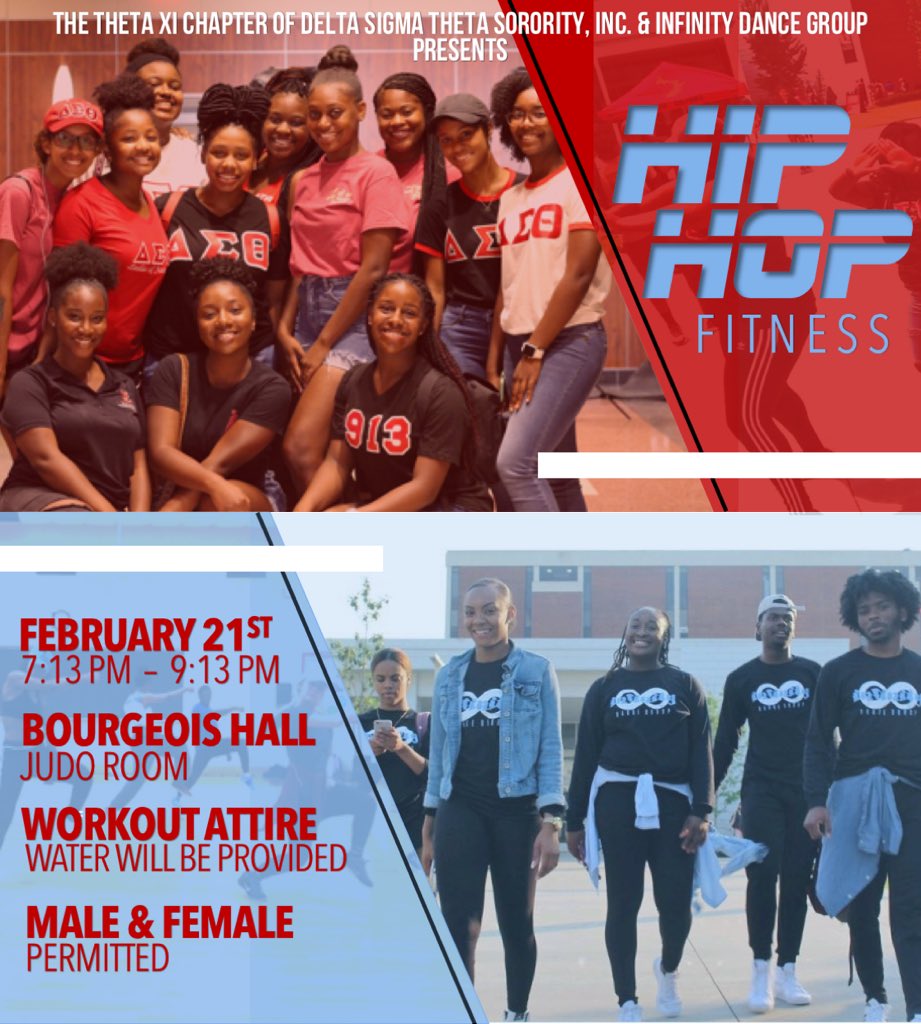 beautykillsx___'s tweet photo. Come have some fun and get fitย with the Deltas ๐ and โ Infinity Dance Group โ ! Wear your workout attire ๐ช๐พ and be prepared to dance๐๐ฝ๐บ๐พ TOMORROW @ 7:13 in Bougerois Hall's Judo Room!
#ULDeltas #InfinityDanceGroup #ULGetInvolved #Workout #Fitness #FUN https://t.co/KRSROszUTI