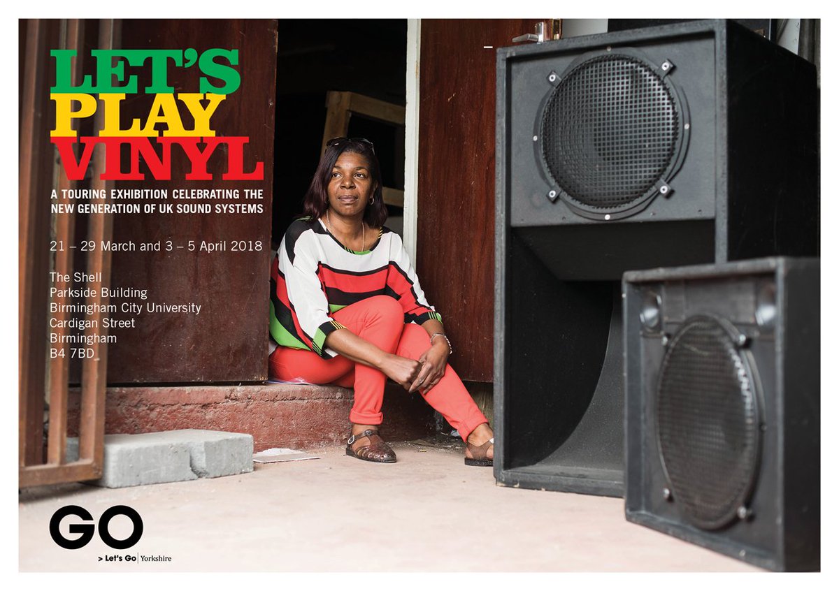 Stringupdisound's tweet photo. Don't miss the #LetsPlayVinyl exhibition + special line-up of events at @MyBCU > 21 – 29 March and 3 – 5 April 2018 #SoundSystemCulture #ReggaeInnovation https://t.co/rPJhWGbi9g