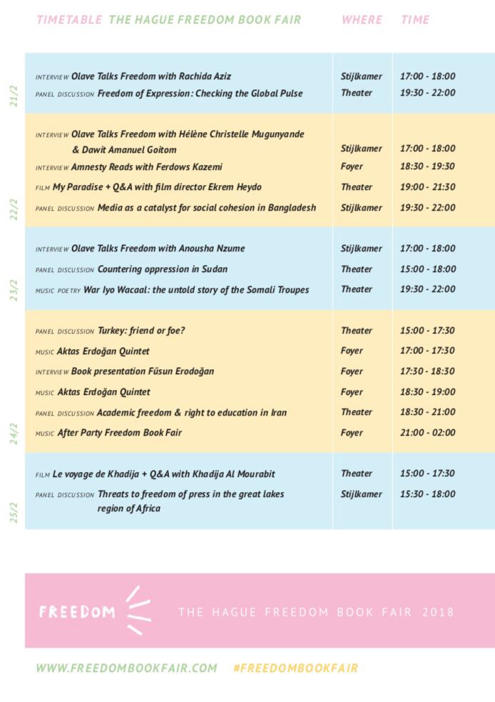 The Hague Freedom Book Fair tweet media