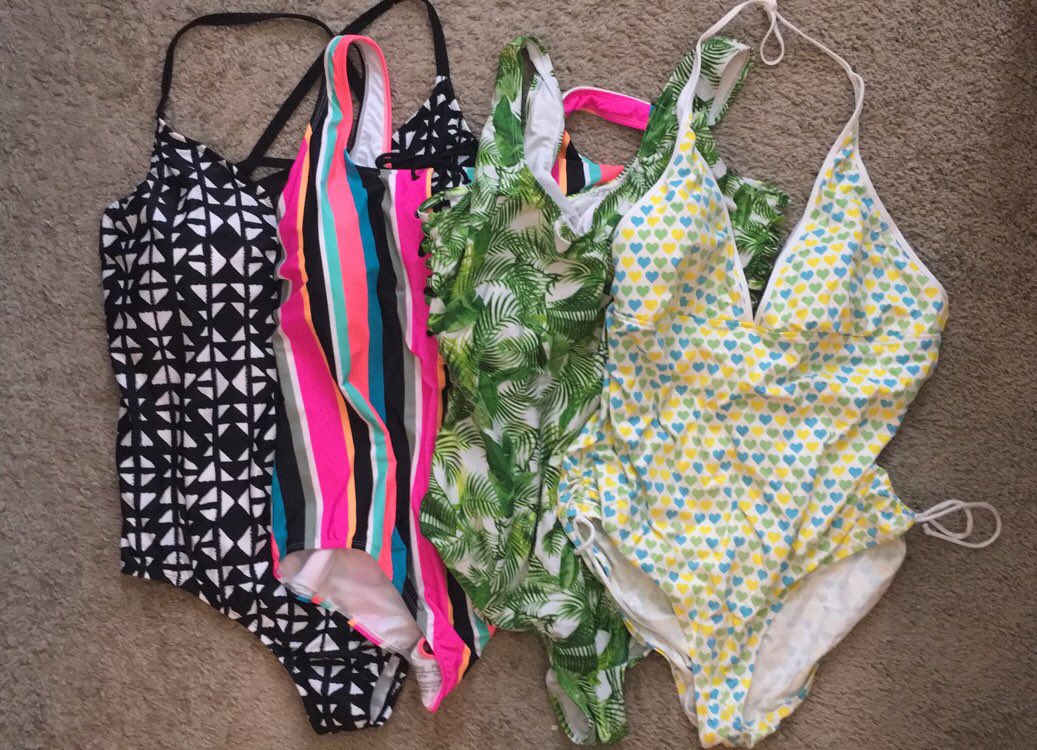 PlusSizePrepstr's tweet image. Joining the mom club and stocking up on one pieces for summer! 🚫👙