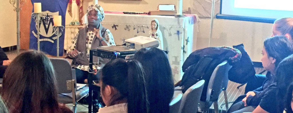 CeliaIeradi's tweet image. Thank you Sylvia with @LinksAcross for joining our community today to discuss social justice work, the women who worked to promote the importance of Black History Month, and for reminding @MadonnaCSS students to stand in their own greatness.