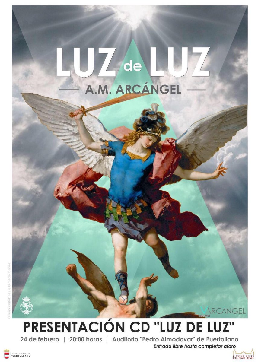 ARCANGEL_AM's tweet photo. Contaremos con la presencia de @antoniocattoni y @joselinde74 de  @elllamadorcsr para la presentación de nuestro CD #LuzdeLuz, el próximo sábado a las 20:00h en el Auditorio Pedro Almodóvar de Puertollano. #VAniversario https://t.co/ExfgUSEamR
