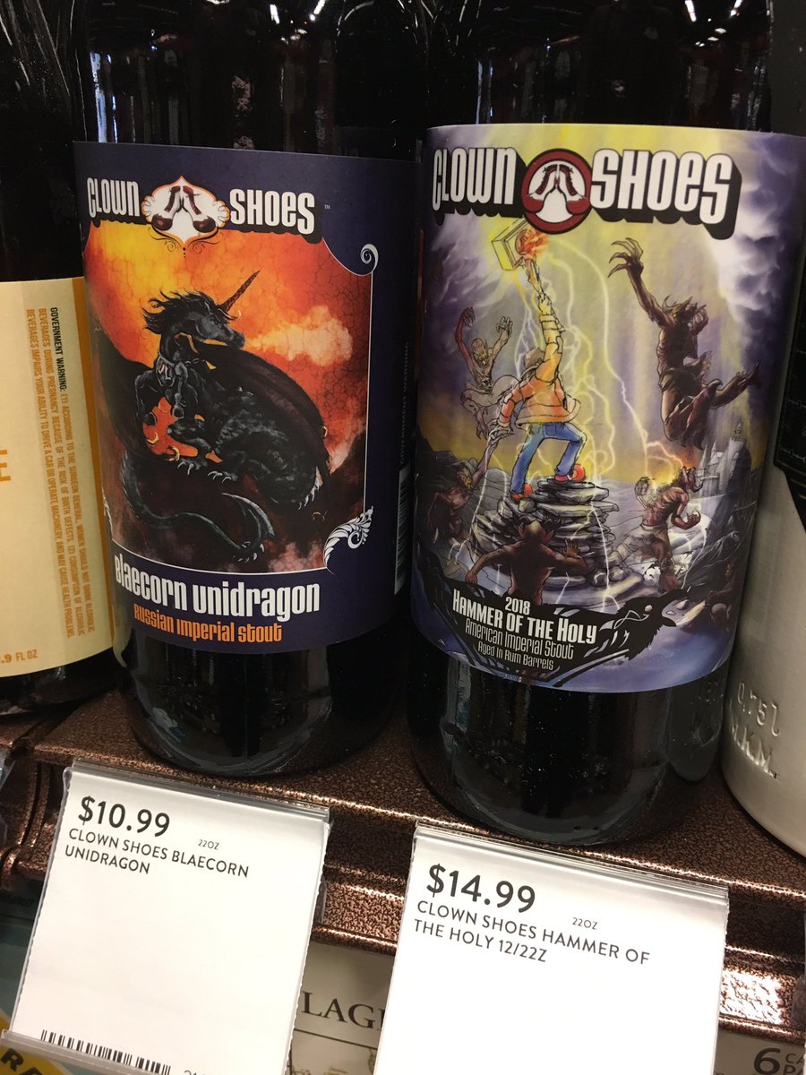 ABCBeerMikeP's tweet photo. Some new stouts 'n sours have arrived over here at @ABCBeerCountry #WesleyChapel. Come check 'em out! @clownshoesbeer @anchoragebrew @AlmanacBeer https://t.co/R9FMDfImhi