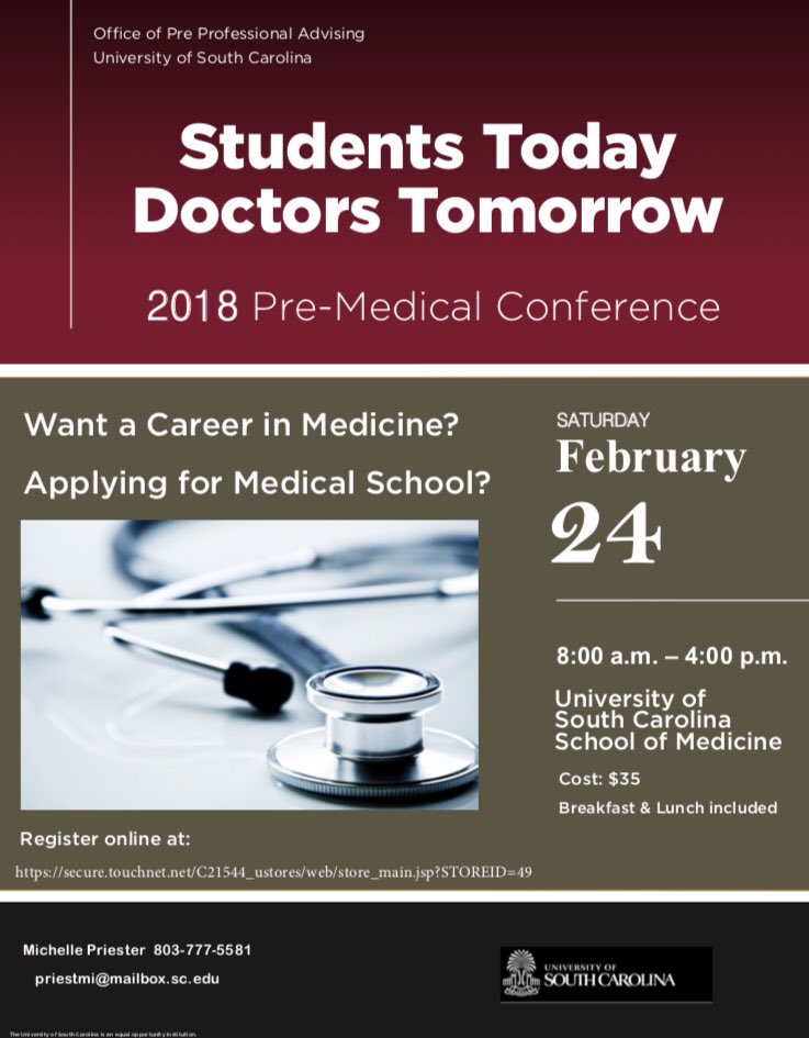Do not forget to register for our conference! The conference is a full day of interactive learning with guest speakers, hands on experience, and informative workshops! We can’t wait to see you there!