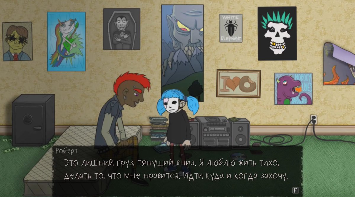 Третий эпизод #SallyFace оставил после себя массу положительных впечатлений. Удалось даже найти персонажа со схожими взглядами на жизнь, хах