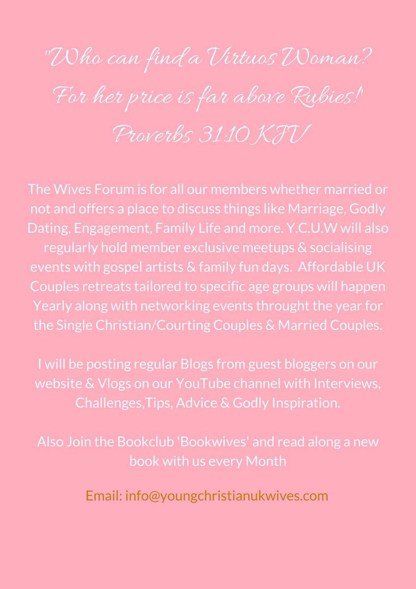 Young Christian UK Wives (@y_c_u_w) on Twitter photo Read This! For those of you who are not sure who <a href="/Y_C_U_W/">Young Christian UK Wives</a> aka Young Christian Uk Wives is and what I plan to do! I pray I will bless many in a mighty way with my ministry 🙏🏾❤️ Read This! For those of you who are not sure who <a href="/Y_C_U_W/">Young Christian UK Wives</a> aka Young Christian Uk Wives is and what I plan to do! I pray I will bless many in a mighty way with my ministry 🙏🏾❤️