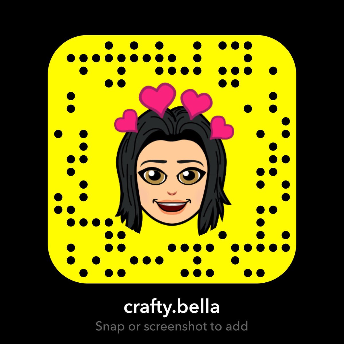 CraftingBella's tweet photo. #screenshotandadd #snapchatcode #addme #snapchat add me on Snapchat to get more of the behind the scenes of my life https://t.co/DVDlL6VNqI
