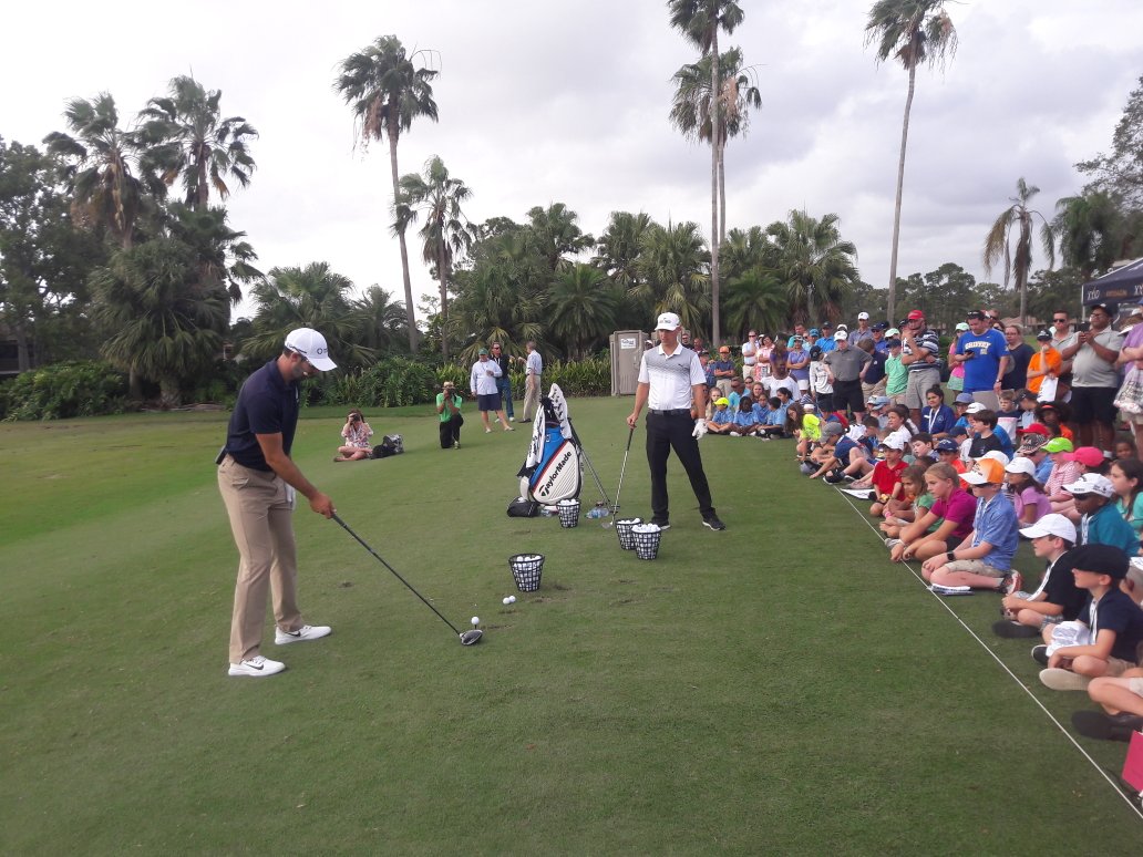 LinksNation's tweet photo. @bencranegolf and @camerontringali host .@TheHondaClassic @tftpalmbeaches Junior Clinic today @PGANatl https://t.co/EYAfG8QJ2k