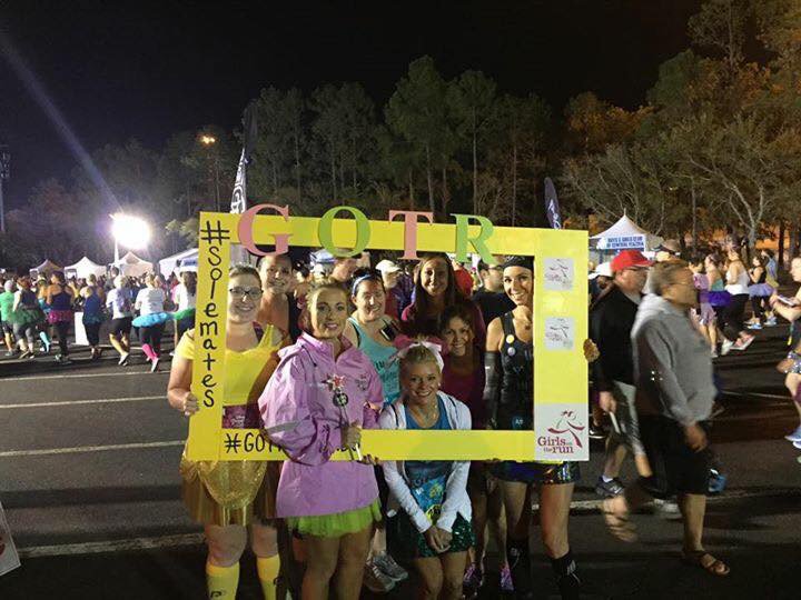 GOTRCFL's tweet photo. In honor of the @runDisney #princesshalf weekend, #Tbt to last year's race and our rock star #solemates. Be on the lookout for updates and photos of the 2018 race weekend! https://t.co/rZe6KZPclu