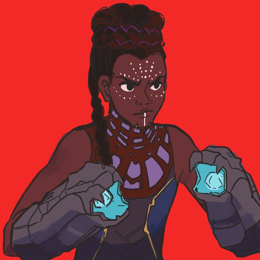 Baochi_art's tweet photo. The coolest princess I´ve ever seen! SHE IS EVERYTHING!!  #BlackPanther #Shuri https://t.co/YEISqDRbep