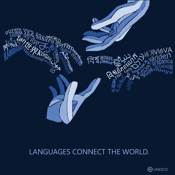 UN's tweet photo. Multilingualism is 🔑 to sustainability & peace.
@UNESCO has more info on Wednesday's #MotherLanguageDay: https://t.co/QTGQ34lLl3 https://t.co/Y3AQBrRjGi