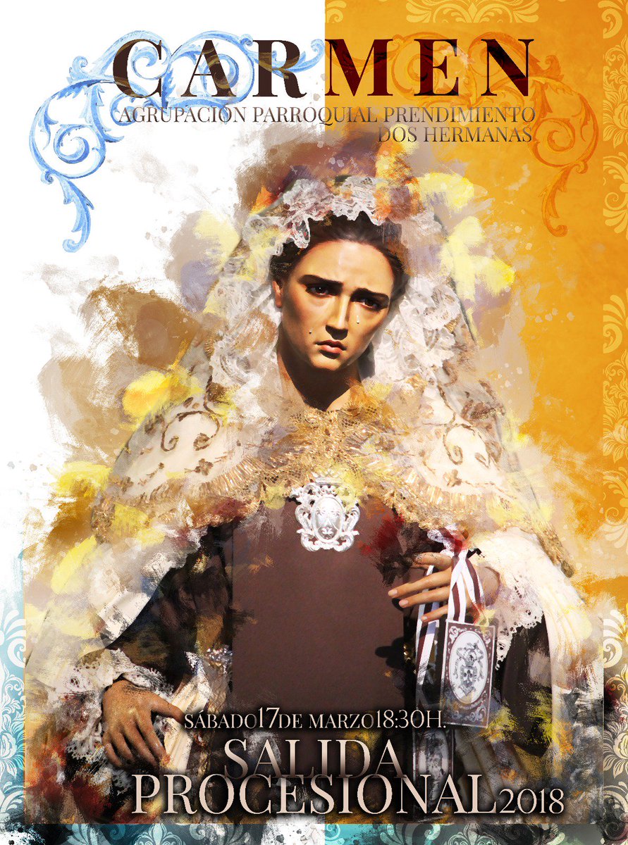 Presentado durante esta noche  el cartel de Nuestra Estación de Fe.
Autor: Bartolomé Yépez Mazuelas.