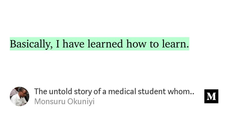 ShopspreeNg's tweet photo. “The untold story of a medical student whom broadcast messages have made into a programmer.” — Monsuru Okuniyi https://t.co/w6tz3O9yX9 https://t.co/o2C1cSj7Dm