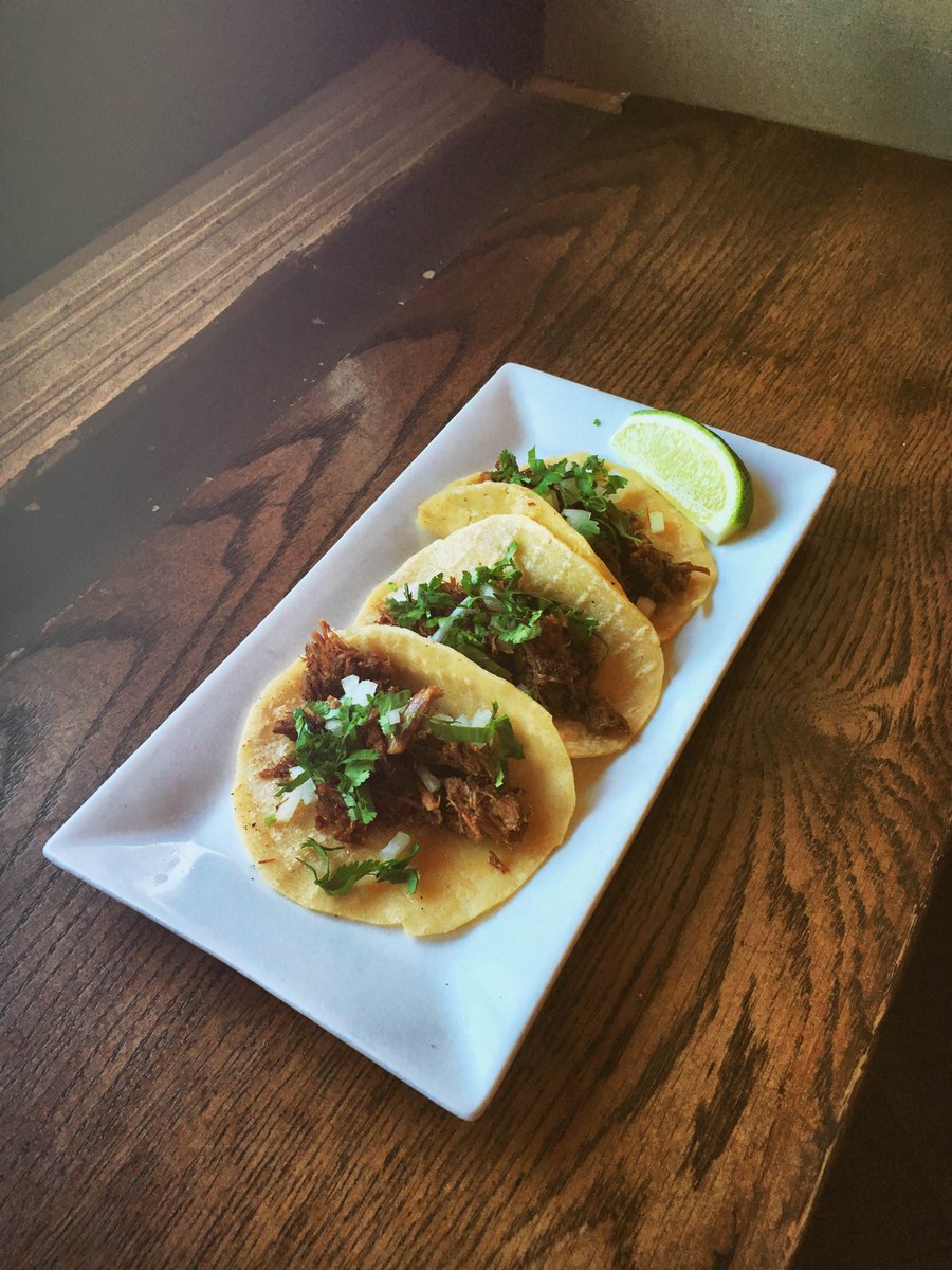 HawthornesCafe's tweet photo. Gather 'round, it's TACO TUESDAY! Starting this week, stop in to try our rotating tacos, 3 for $6 all through dinner. Grab them as an appetizer and stick around for dinner and a beer! https://t.co/dc6VV6DKhH