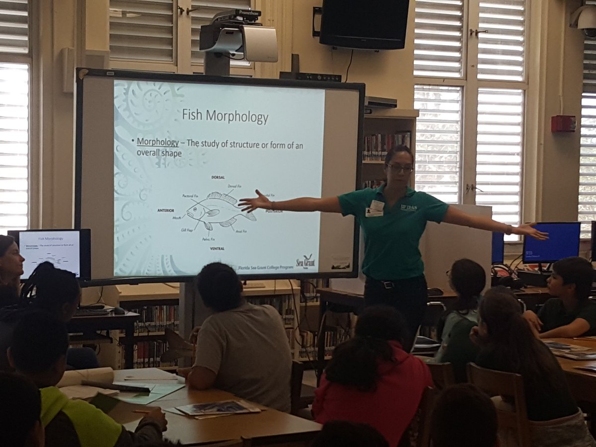 westmiamimiddle's tweet photo. Thanks to our guests for an informative presentation on fishing. Tomorrow we head out to sea! #ecotecmagnet #carthe @TheIGFA @SeaGrant @MDCPSCentral https://t.co/h5X0I22zhJ