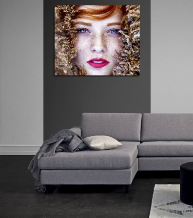 We love the aesthetic of this ultraHD print under acrylic glass #WhiteWallWonders