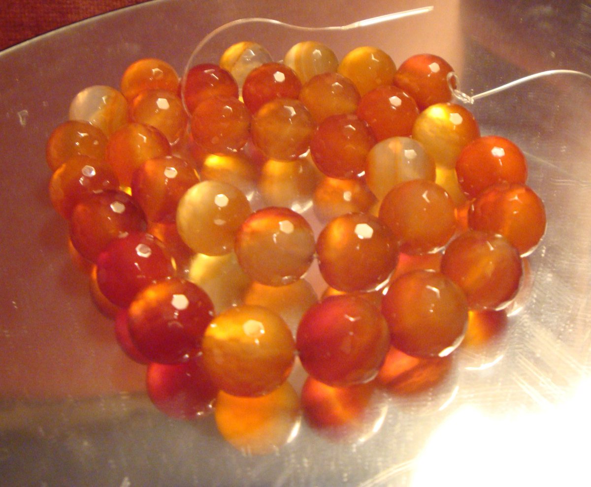 390 Cts Carnelian Round Beads Carnelian Beads Round Bead… tuppu.net/1ed02a11 #CadreausCreations #CarnelianBeads