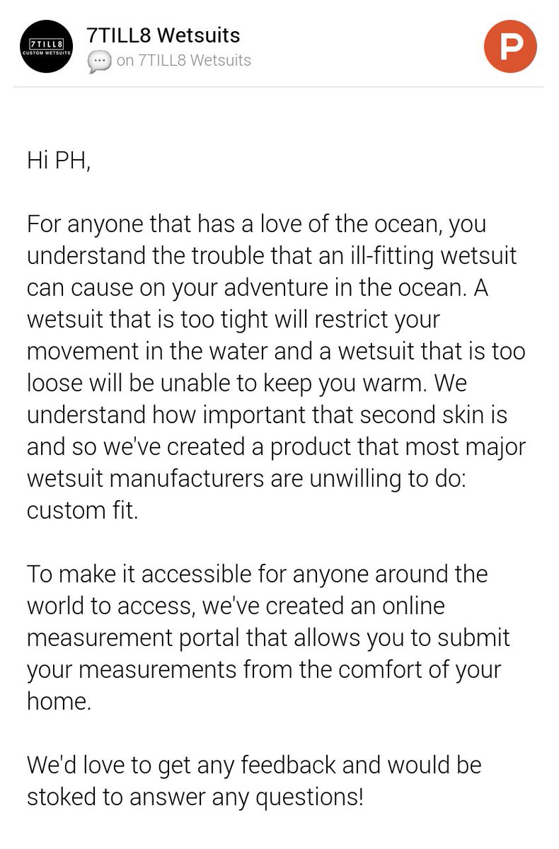 My thoughts on 7TILL8 Wetsuits on <a href="/ProductHunt/">Product Hunt 😸</a> producthunt.com/posts/7till8-w…